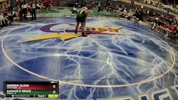 285 lbs Semis & 1st Wrestleback (8 Team) - Kamaha`o Grace, Staley vs Andrew Olson, Stillwater