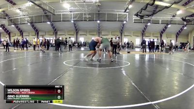 285 lbs Cons. Round 2 - Wilson Spires, Unattached - West Virgina vs Gino Guerrisi, Mercyhurst University