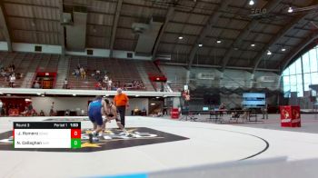 133 lbs Round 3 - Jonathan Romero, Top Dawgs vs Nick Callaghan, Greg Gomez Trained