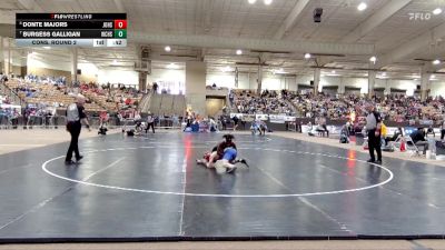 AA 113 lbs Cons. Round 2 - Burgess Galligan, Warren Co. High School vs Donte Majors, John Overton High School