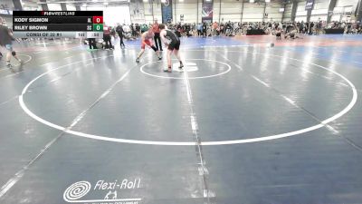 160 lbs Consi Of 32 #1 - Kody Sigmon, AL vs Riley Brown, SC