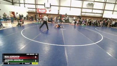 49 lbs Champ. Round 1 - Beau Sorenson, Ravage Wrestling Club vs Jameson Jaramillo, Uintah