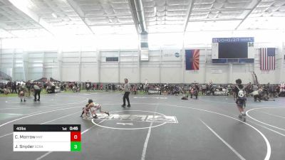 40 lbs Rr Rnd 1 - Carson Morrow, Mat Demon WC vs Jeremy Snyder, Scrap House
