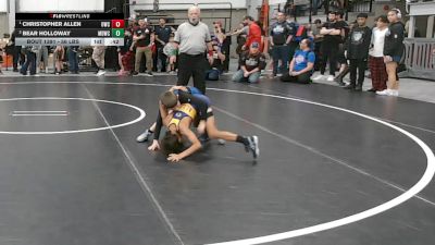 56 lbs 1st Place Match - Christopher Allen, Oconomowoc Wrestling Club vs Bear Holloway, Mat Demon Wrestling Club