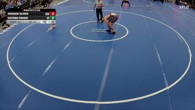 190 lbs Quarterfinals (8 Team) - Hudson Oliver, Grand Island vs Kayden Fisher, North Platte