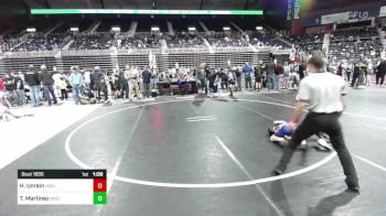 62 lbs Quarterfinal - Hayden Unrein, High Plains Thunder vs Timothy Martinez, Ridge WC