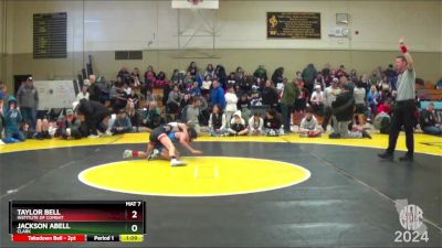 89 lbs Champ. Round 2 - Taylor Bell, Institute Of Combat vs Jackson Abell, Clark