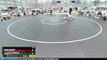 152 lbs Placement Matches (8 Team) - Cade Parent, Georgia Blue vs Maximus Norman, Tennessee