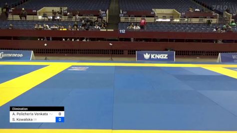 Aishwarya Policherla Venkatarama vs Sandra Kowalska 2024 Pan IBJJF Jiu-Jitsu No-Gi Championship