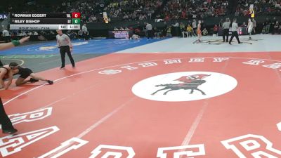 Quarterfinal - Riley Bishop, Doniphan-Trumbull vs Rownan Eggert, Valentine