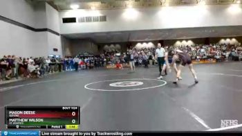 1A/2A 138 Cons. Semi - Matthew Wilson, St Joseph`s vs Mason Deese, Buford