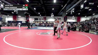 165 lbs Semifinal - Ehren Thompson, Chaparral vs Jacob Cruz, Northview