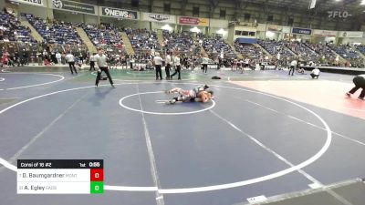 145 lbs Consi Of 16 #2 - Deon Baumgardner, Monte Vista vs Alyxx Egley, Eads Eagles