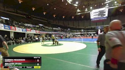 144 lbs Quarters & Wb (16 Team) - Gabrien Megginson, Heritage vs Benjamin Spudic, Battlefield