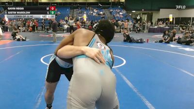 157 lbs Consi Of 32 #2 - Gavin Regis, UT vs Justin Wardlow, IL