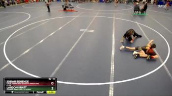 Champ. Round 1 - Josiah Benende, Coon Rapids Mat Bandits Wrestling Club vs Landon Kratt, Summit Wrestling Academy