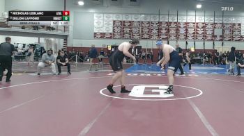 285 lbs Semifinal - Nicholas Leblanc, Athol vs Dillon Laffond, Franklin County