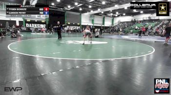 132 kg Semifinal - Tyden Schultz, Gold Rush Wrestling Academy Reno vs Carson Petry, Pinnacle Wrestling Club