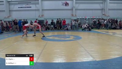 146-E Mats 6-10 10:15am lbs Round Of 32 - Domanik Clark, NY vs Garrin Arthur, WV