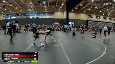 96 lbs Round 4 (8 Team) - Brody Compau, POWA vs Brighton Prine, Ohio Gold