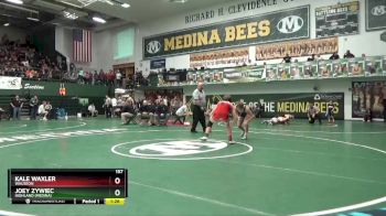 157 lbs Champ. Round 2 - Kale Waxler, Wauseon vs Joey Zywiec, Highland (Medina)