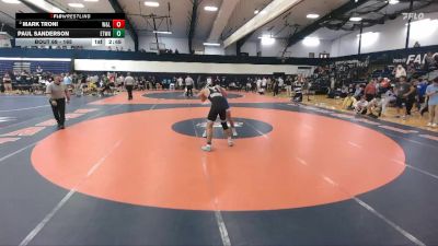 165 lbs Champ. Round 1 - Paul Sanderson, Elizabethtown vs Mark Troni, Washington And Lee