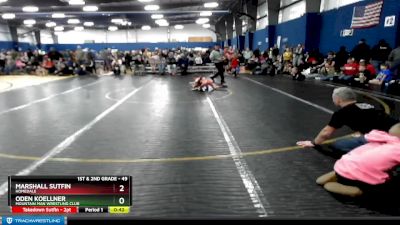 49 lbs Cons. Round 2 - Marshall Sutfin, Homedale vs Oden Koellner, Mountain Man Wrestling Club