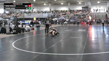 AA 138 lbs Cons. Round 2 - Boaz Whaley, Knoxville Halls High School vs Daniel Bado, Bartlett High School