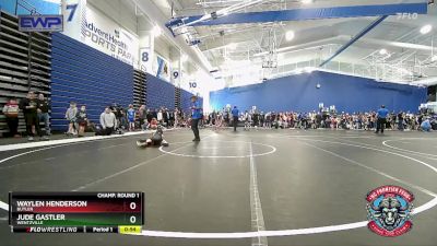 58 lbs Champ. Round 1 - Jude Gastler, Wentzville vs Waylen Henderson, Butler