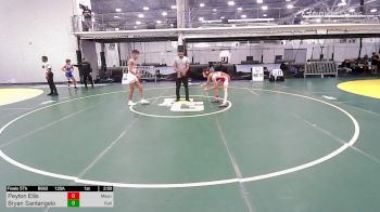 120A lbs 5th Place - Peyton Ellis, Mayo Quanchi/coventry High School vs Bryan Santangelo, Bullis School