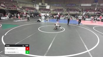 81 lbs Final - Jaxon Brynildson, High Kaliber vs Declan Hammonds, Colorado Regulators WC