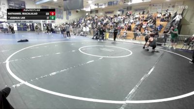 150 lbs Champ. Round 2 - Joshua Lee, South Torrance vs Nathaniel Macalalad, Servite