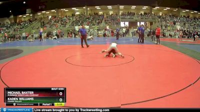 97 lbs Cons. Round 3 - Michael Baxter, Punisher Wrestling Company vs Kaden Williams, Camas Valley