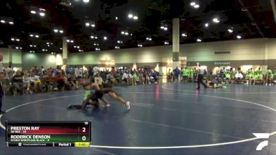 170 lbs Round 4 (6 Team) - Roderick Denson, Storm Wrestling Black vs Preston Ray, SD Red