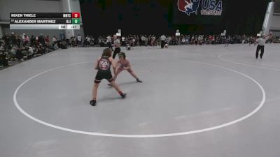 98 lbs Cons. Sub-quarters - Nixen Thiele, MTC - MANTANONA TRAINING CENTER vs Alexander Martinez, Illinois