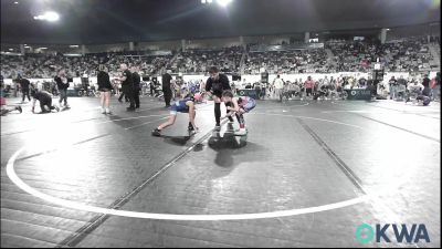 67 lbs Consi Of 8 #2 - Arya Carter, Bartlesville Wrestling Club vs Alivia Williams, Standfast