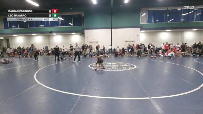 55 lbs Consi Of 8 #1 - Damian Espinosa, PA vs Leo Navarro, OR