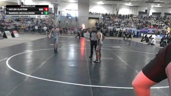 AA 132 lbs Champ. Round 1 - Maddox McCullough, Page High School vs Jaylen Clayton, Warren Co. High School