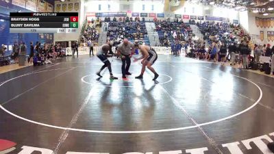 175 lbs Quarterfinals (8 Team) - Brayden Hogg, Jensen Beach vs Bluny Davilma, Somerset