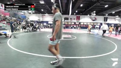 144 lbs 3rd Place Match - David Franco, Chino vs Nicolas Payan, Foothill (Santa Ana)