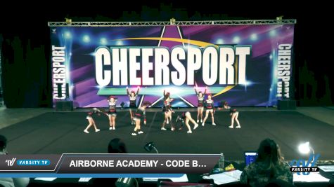Airborne Academy - Code Black [2022 L3 Senior - D2 Day 1] 2022 CHEERSPORT Council Bluffs Classic