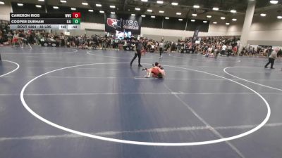 88 lbs Cons. Rd Of 32 - Cameron Rios, Westmoore Wrestling Club vs Cooper Durham, Illinois