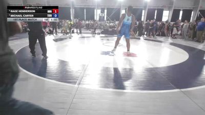 285 lbs 1st Place Match - Rage Henderson, Maritime Wrestling Academy vs Michael Carter, Team Unified