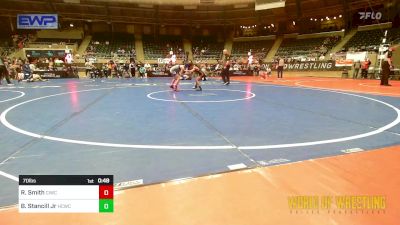 70 lbs Consi Of 8 #1 - Raymond Smith, CIWC-Team Intensity vs Bryan Stancill Jr, Higher Calling Wrestling Club