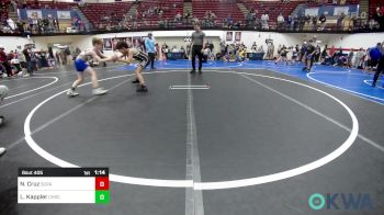 76 lbs Round Of 16 - Nathan Cruz, Scrap Yard Training vs Liam Kappler, Choctaw Ironman Youth Wrestling