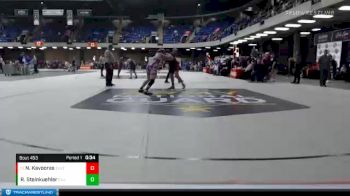 220 lbs Cons. Round 1 - Nick Kavooras, Lincolnway West vs Riley Steinkuehler, Edwardsville