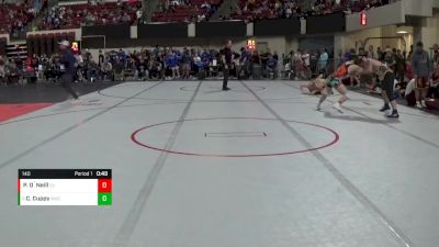 140 lbs Semifinal - Cody Cuppy, ROUNDUP WRESTLING CLUB vs Preston O`Neill, Silver Valley