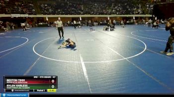 67 lbs Cons. Round 3 - Rylen Harless, Moen Wrestling Academy vs Bexton Timm, Moyer Elite Wrestling