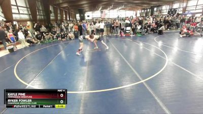 130 lbs Cons. Round 3 - Kayle Pine, Timpanogos Wrestling vs Ryker Fowler, Champions Wrestling Club