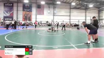 110 lbs Rr Rnd 2 - David Holeman, Iron Horse White vs Blake Fry, Ride Out Wrestling Club Blue